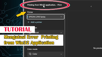 Cara Mengatasi Error Printing From Win32 Application Setelah Update Windows 11
