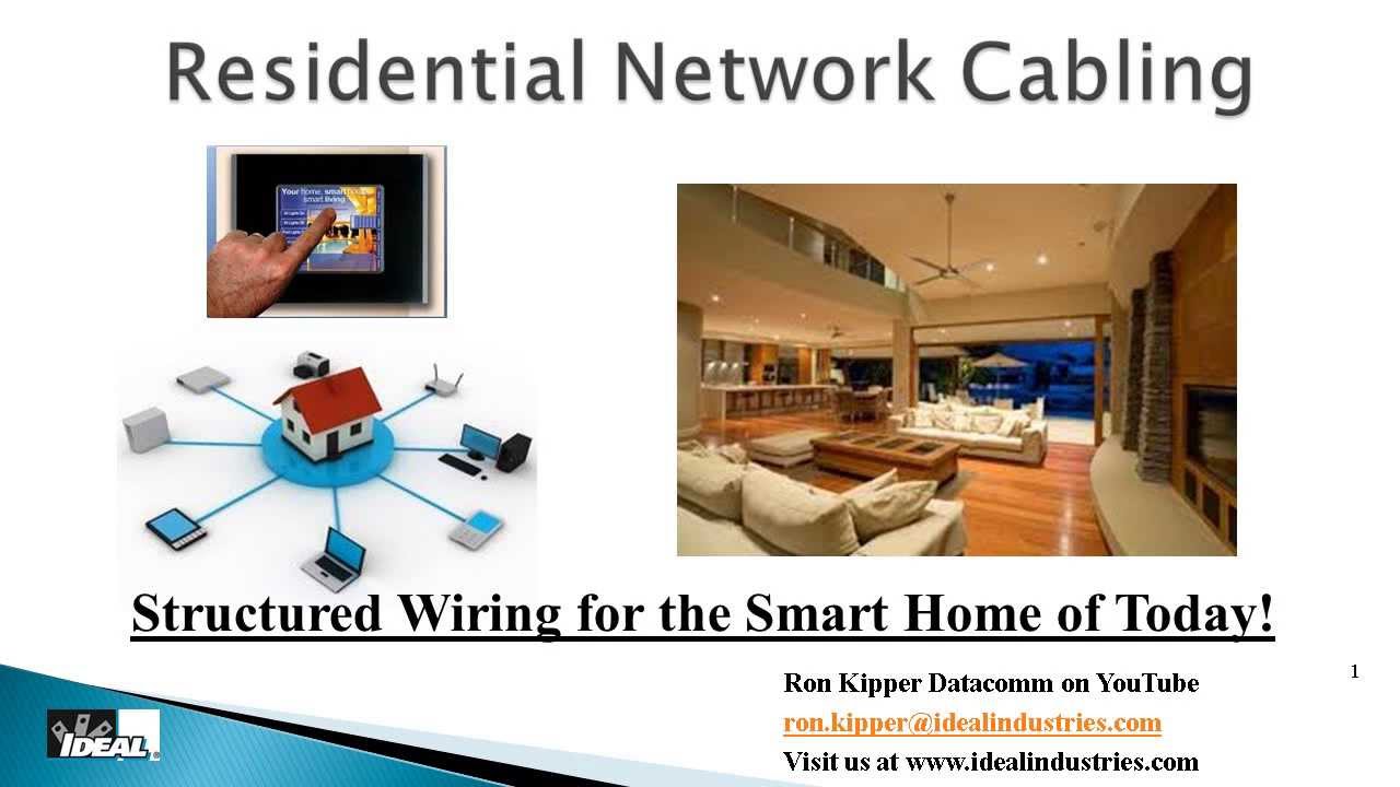 Residential Structured Wiring Systems Part 1 Why and How to Wire a Home