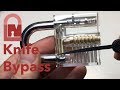 (296) Double Locking Padlock Knife Bypass Explained