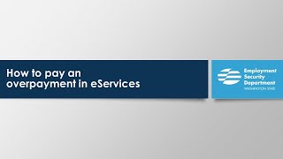 How to pay an overpayment in eServices