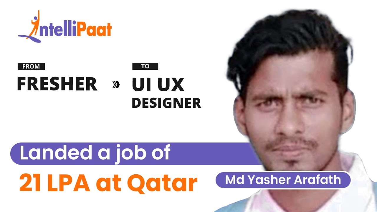 Landed a UI UX Designer Job as a Fresher in Qatar | Best UI UX Course ...