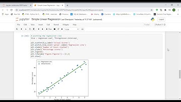 Simple Linear Regression | Task1 | The Sparks Foundation