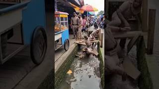 Aksi Razia Berujung Basah Kuyup Satpol Pp Kaget Sendiri