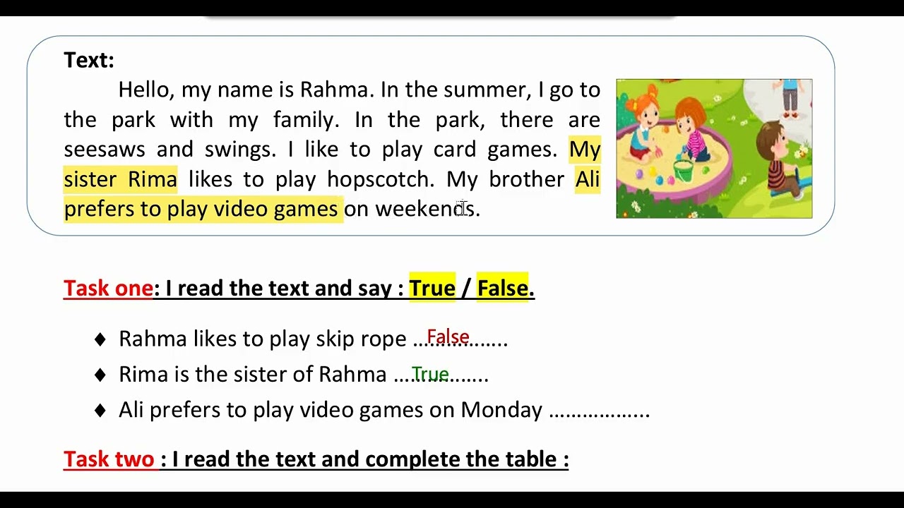 Тест по английскому языку за второй семестр для четвёртого класса начальной школы