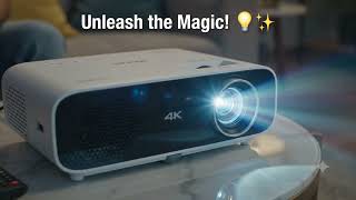 E GATE Atom Projector 4k Ultra HD 1080p Rotatable Design | | ARC-HDMI USB WiFi-6 BT Screen Mirroring