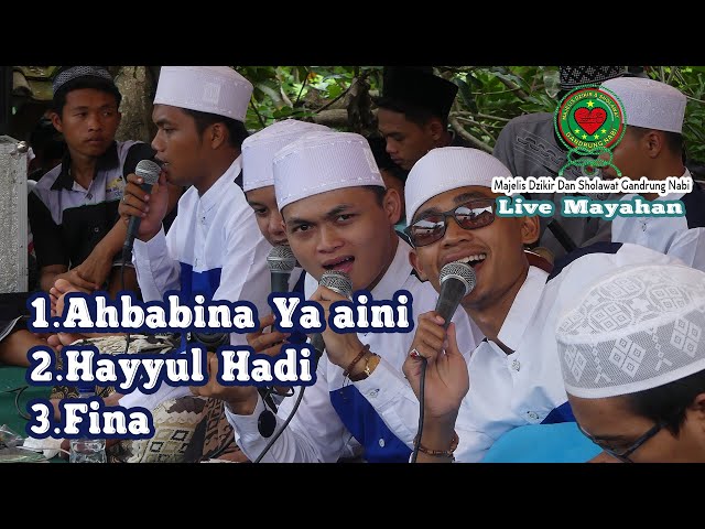 Ahbabina Ya'aini I Hayyul Hadi I Fina I Kumpulan Full Sholawat Live Sumberejo Mayahan class=