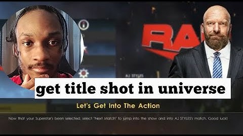 How To Get A Title Match In WWE 2K22 Universe Mode Explained In 5 Minutes