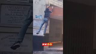 Parkour moment gone wrong