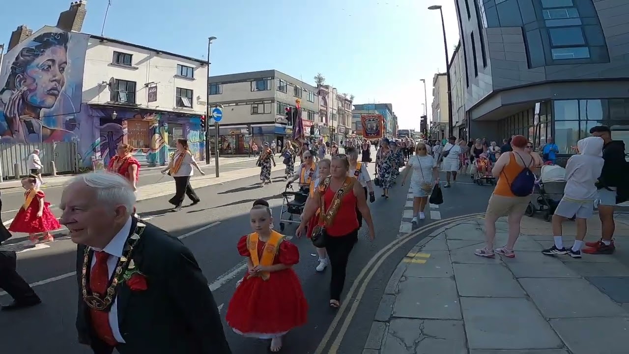 12th OF JULY 2025 ORANGE LODGE MARCH LIVERPOOL