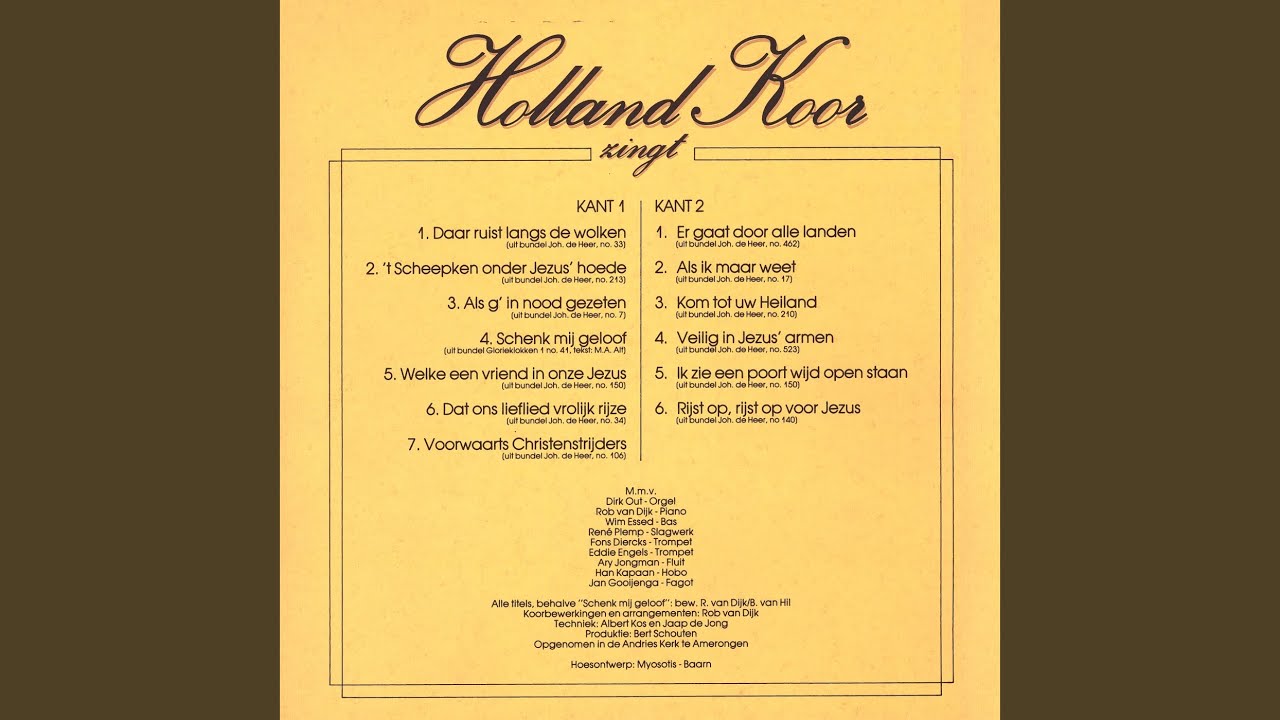 Daar Ruist Langs De Wolken - YouTube