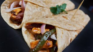 Tasty Chilli Paneer Roll Recipe/tasty chilli paneer roll/how to make chilli paneer roll????