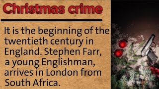 Learn English Through Stories |English Story : Christmas crime