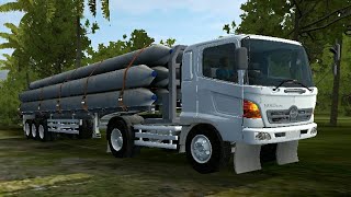 Hino 500 Dual Trailer Mod For Bus Simulator Indonesia screenshot 3