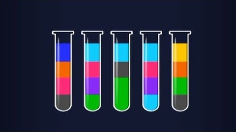 Water Sort Glow Level 22 | Tic Tac Toe All In One Game | Android Brain Gameplay Offlinegame