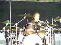 Nick oshiro playing the drums on graspop 2007