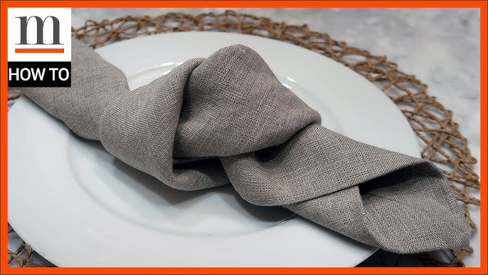 8 Easy Ways to Fold a Napkin for Your Next Dinner Party – Bed Threads