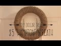 DIY Dollar Tree Hampton Wreath