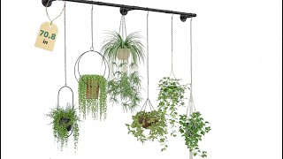 Galood Plant Hanger Indoor with 6 Hanging Chains Hanging Planters Indoor Plants Hanging Plant Holder