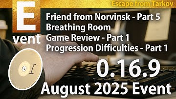 [Escape from Tarkov][EVENT16.9]Breathing Room ,Game Review Part 1 Progression Difficulties Part 1
