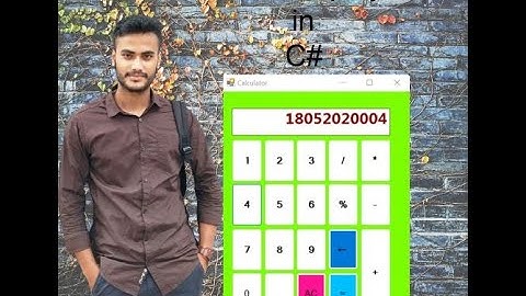 Simple Calculator project in C# Bangla tutorial