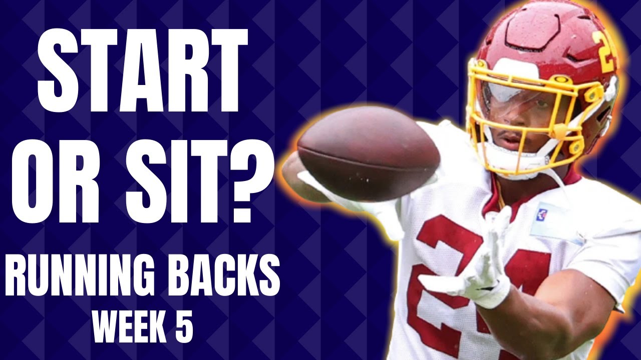 Week 5 Start/Sit Questions Which running backs to FLEX? Fantasy