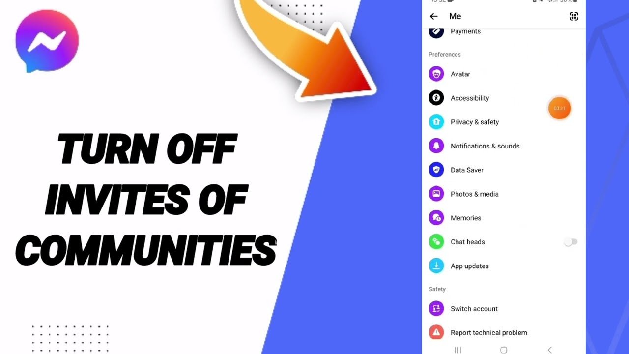 How To Turn Off Invites Of Communities On Facebook Messenger App 2025