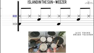 How to Play 🥁   Island In The Sun   Weezer