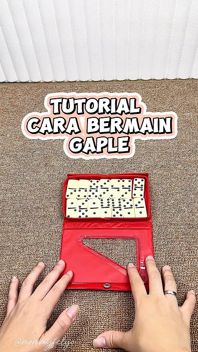 Tutorial on How to Play Gaple #maingaple #domino #dominocards #gaple