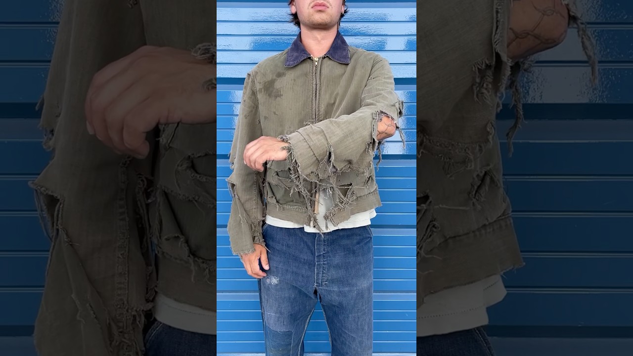 1940s Tattered HBT Military Jacket 🔪🔪