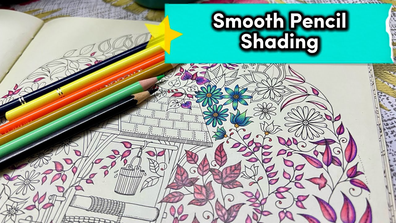 Simple Blending~No Pressure | Adult Pencil Coloring Tutorial | Color Along with Me | Smooth Shading