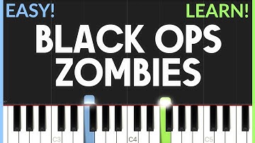 Call Of Duty Black Ops "Zombies" Theme | EASY Piano Tutorial & FREE SHEET MUSIC