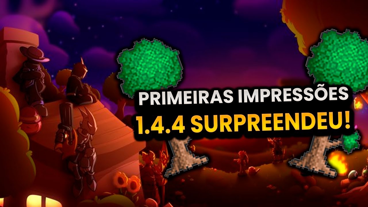PRIMEIRAS IMPRESSÕES TERRARIA 1.4.4 - YouTube