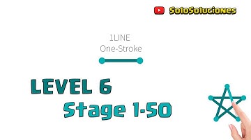 1Line One-stroke level 6 (stage 1-50)