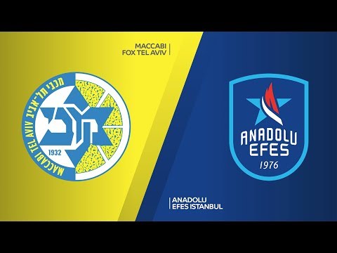 Maccabi FOX Tel Aviv - Anadolu Efes Istanbul Highlights | Turkish Airlines EuroLeague, RS Round 27