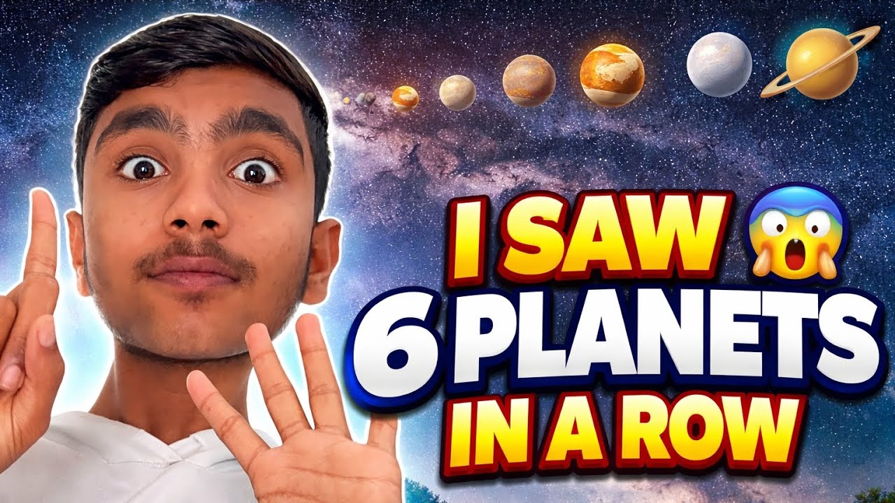 6 planets in a row 😳