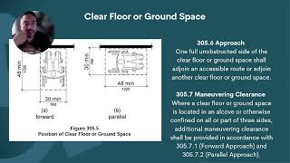 Bluedag Accessibility Minute 2010 Adas - Clear Floor Or Ground Space Approach