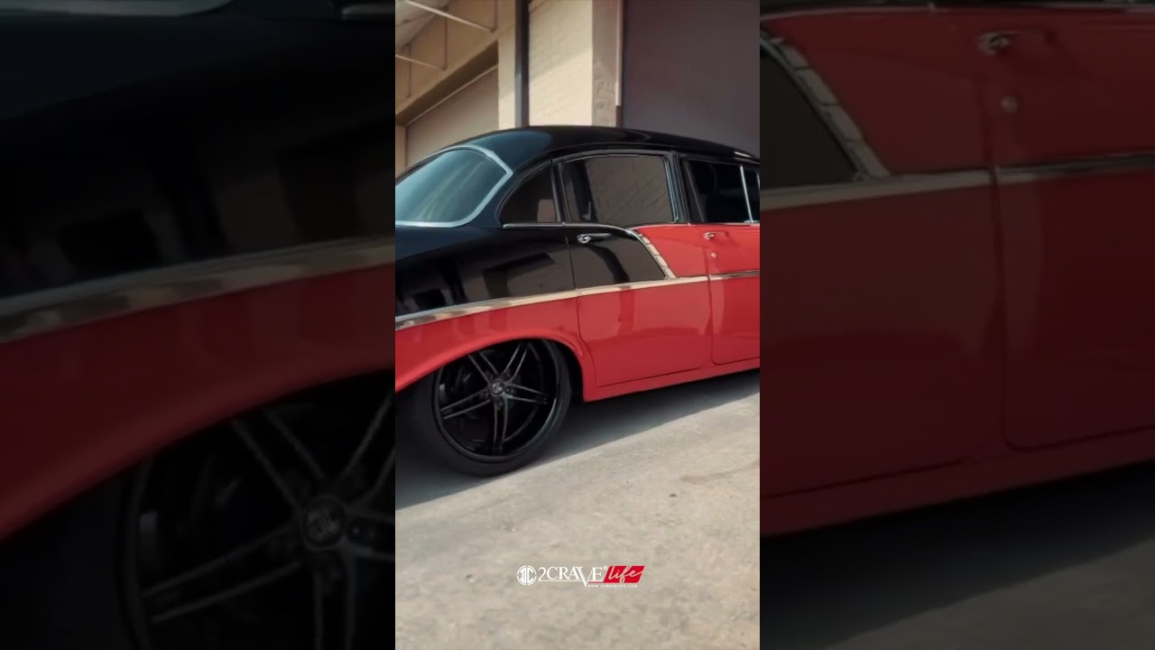 @_rtwheels_ mounted the No. 38 to this 1956 Chevy Bel-Air 🔥  