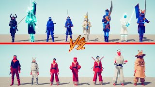 New Samurai Team Vs Taekwondo Team - Totally Accurate Battle Simulator Tabs