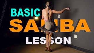 Basic Samba Routine / Dance Lesson With Valeria Khrapak / International Latin