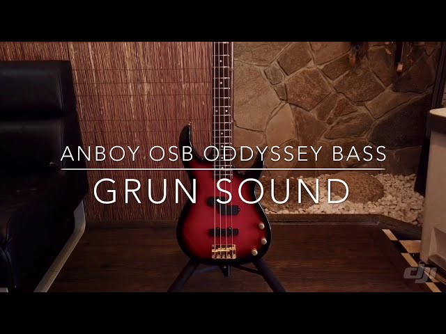 GRUN SOUND商品紹介No.54】Anboy OSB ODDYSSEY BASS - YouTube