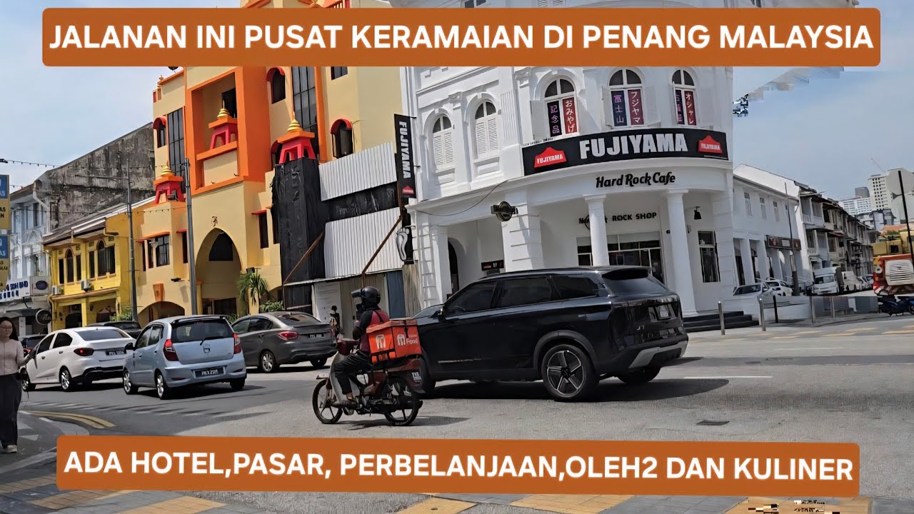 KELILING FULL DI JALAN PENANG, NGELEWATIN PASAR, PUSAT KULINER DAN OLEH OLEH PENANG #penangwalking