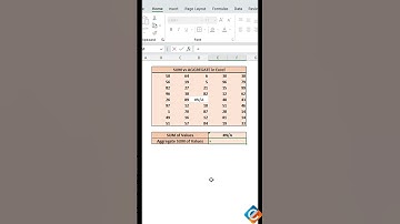 🔢🧮 Excel Data Calculation: SUM vs AGGREGATE #exceltips #dataanalysis #excel #excelsolutions