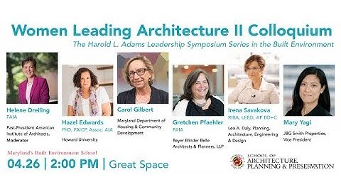 Women Leading Architecture II Colloquium