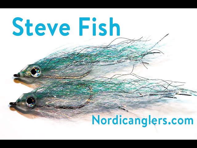 Fly tying Steve baitfish Seatrout saltwater fly (Step-by-step tutorial) 