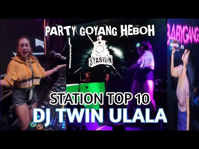 FUNKOT HITS || CEWEK JOGET BIKIN HEBOH STATION TOP 10 SURABAYA || DJ TWIN ULALA class=