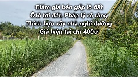 T.586🍀Giảm giá thêm 60tr. Giá hiện tại chỉ 400tr. Lô đất trên đường ôtô 9.6*30 có 100m2 thổ