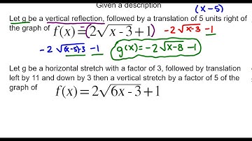IM 3 4.3 Graphing Radical Functions Part 2