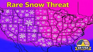 ⚠️ Historic storm⚠️A Highly Unusual Winter Pattern Is Developing⚠️