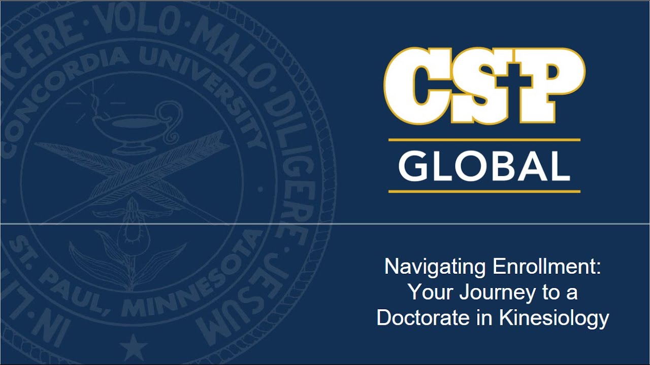 Navigating Enrollment: Your Journey to a Doctorate in Kinesiology - YouTube