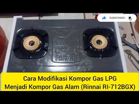 Cara Merubah Kompor Gas LPG ke Gas Alam (Modifikasi Spuyer Kompor Gas)